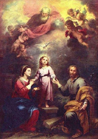 Bartolome Esteban Murillo Two Trinities china oil painting image